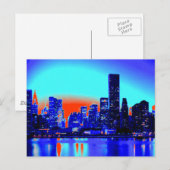 New York City Pop Art Postkarten (Vorne/Hinten)