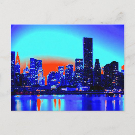 New York City Pop Art Postkarten (Vorderseite)