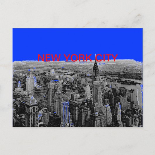 New York City Pop Art Postkarten (Vorderseite)