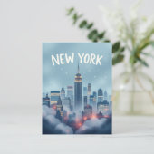 New York City Postcard Postkarte (Stehend Vorderseite)