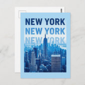 New York City Postcard Postkarte (Vorne/Hinten)
