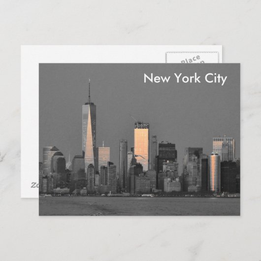 New York City Postcard Postkarte (Vorne/Hinten)