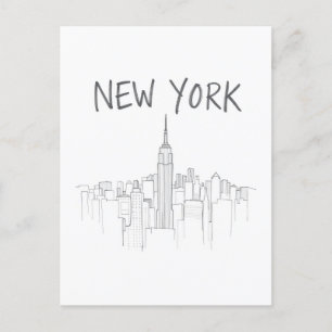 New York City Postcard Postkarte