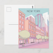 New York City Postcard Postkarte (Vorne/Hinten)