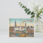 New York City Postcard Postkarte (Stehend Vorderseite)