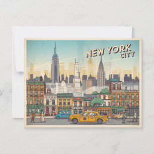 New York City Postcard Postkarte