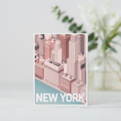 New York City Postcard Postkarte (Stehend Vorderseite)