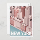 New York City Postcard Postkarte (Vorne/Hinten)