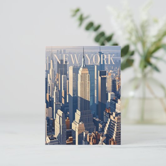 New York City Postcard Postkarte (Stehend Vorderseite)
