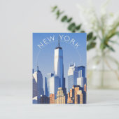 New York City Postcard Postkarte (Stehend Vorderseite)