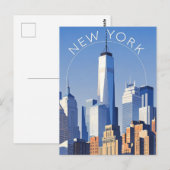 New York City Postcard Postkarte (Vorne/Hinten)