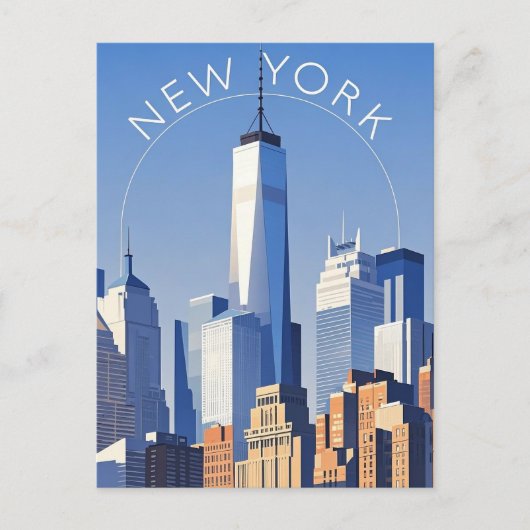 New York City Postcard Postkarte (Vorderseite)