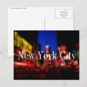 New York City Postcard Postkarte (Vorne/Hinten)