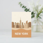 New York City Postcard Postkarte (Stehend Vorderseite)
