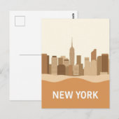 New York City Postcard Postkarte (Vorne/Hinten)