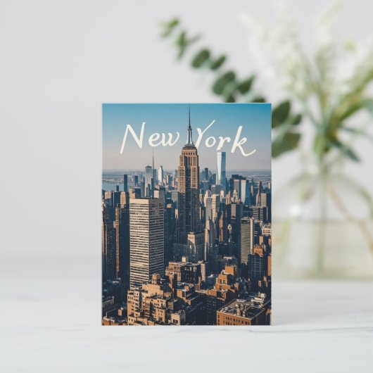 New York City Postcard Postkarte (Stehend Vorderseite)