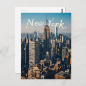 New York City Postcard Postkarte (Vorne/Hinten)