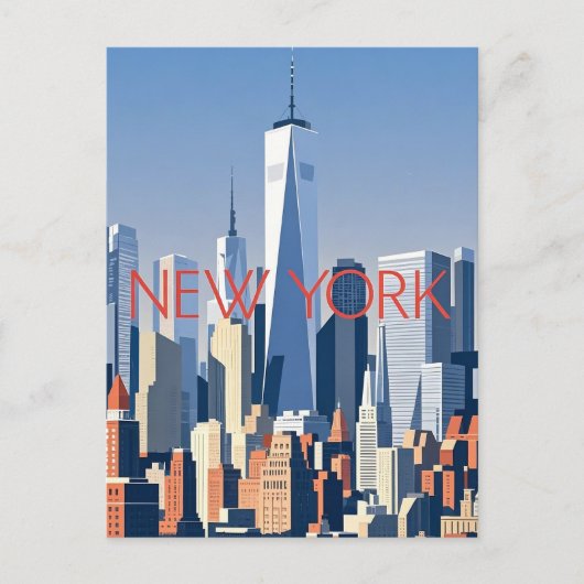 New York City Postcard Postkarte (Vorderseite)