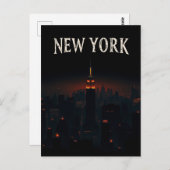 New York City Postcard Postkarte (Vorne/Hinten)