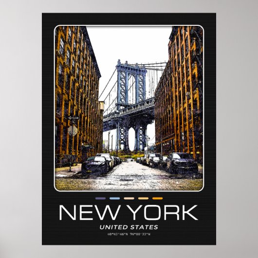 New York City Poster (Vorne)