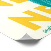 New York City Poster, nyc skyline art, manhattan w Poster (Ecke)