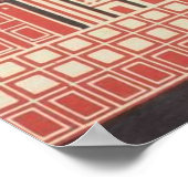 New York City Poster, nyc skyline art, manhattan w Poster (Ecke)