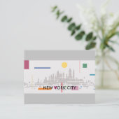 New York City Postkarte (Stehend Vorderseite)