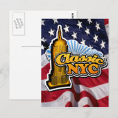 New York City Postkarte (Vorne/Hinten)