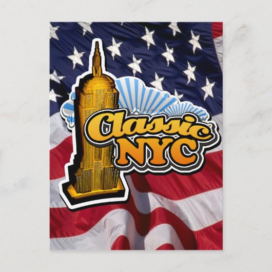 New York City Postkarte (Vorderseite)