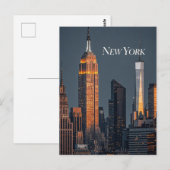 New York City Postkarte (Vorne/Hinten)