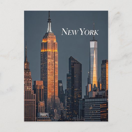 New York City Postkarte (Vorderseite)