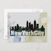 New York City Postkarte (Vorne/Hinten)