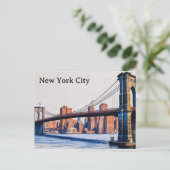 New York City Postkarte (Stehend Vorderseite)