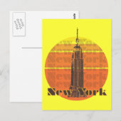 New York City Postkarte (Vorne/Hinten)