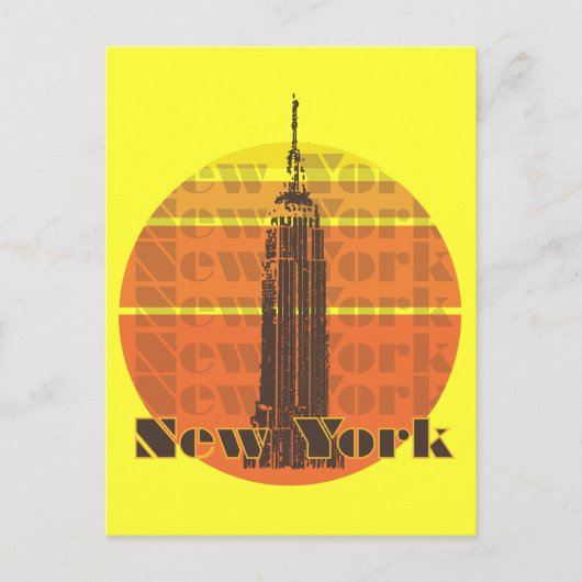 New York City Postkarte (Vorderseite)