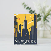 New York City Postkarte (Stehend Vorderseite)