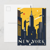 New York City Postkarte (Vorne/Hinten)