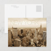 New York City Postkarte (Vorne/Hinten)