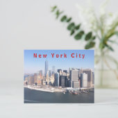 New York City Postkarte (Stehend Vorderseite)