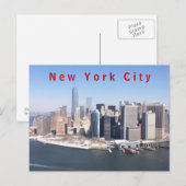 New York City Postkarte (Vorne/Hinten)