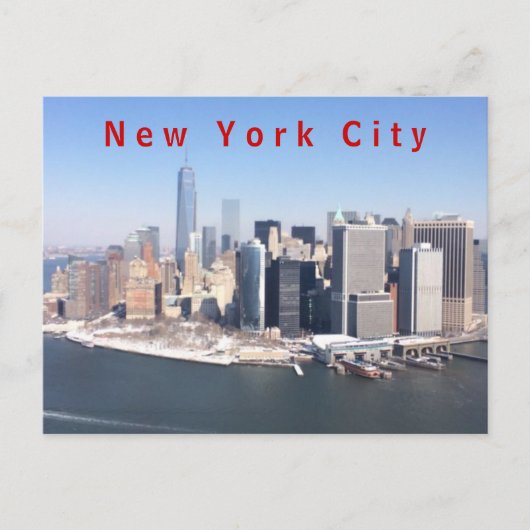 New York City Postkarte (Vorderseite)