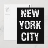New York City Postkarte (Vorne/Hinten)