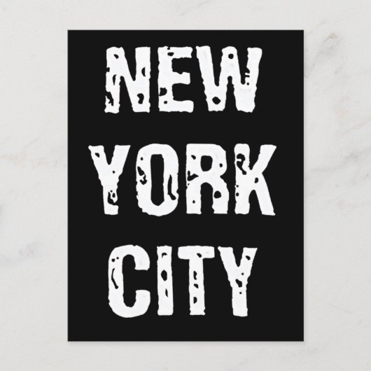 New York City Postkarte (Vorderseite)
