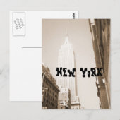 New York City Postkarte (Vorne/Hinten)