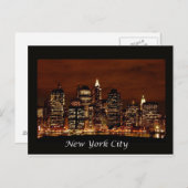 New York City Postkarte (Vorne/Hinten)
