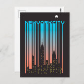 New York City Postkarte (Vorne/Hinten)