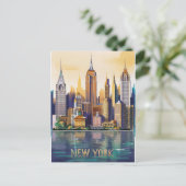 New York City Postkarte (Stehend Vorderseite)