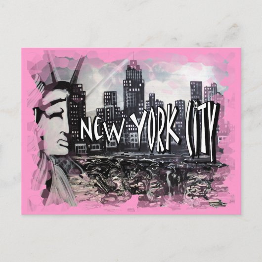 New York City Postkarte (Vorderseite)