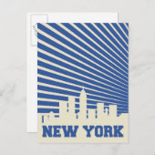 New York City Postkarte (Vorne/Hinten)