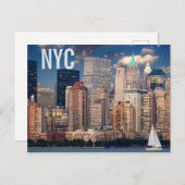 New York City Postkarte (Vorne/Hinten)